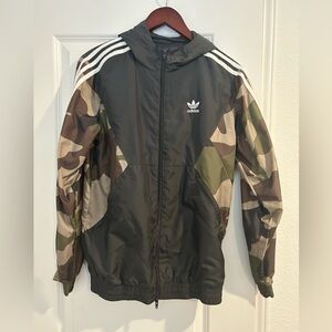 Adidas Camo Windbreaker